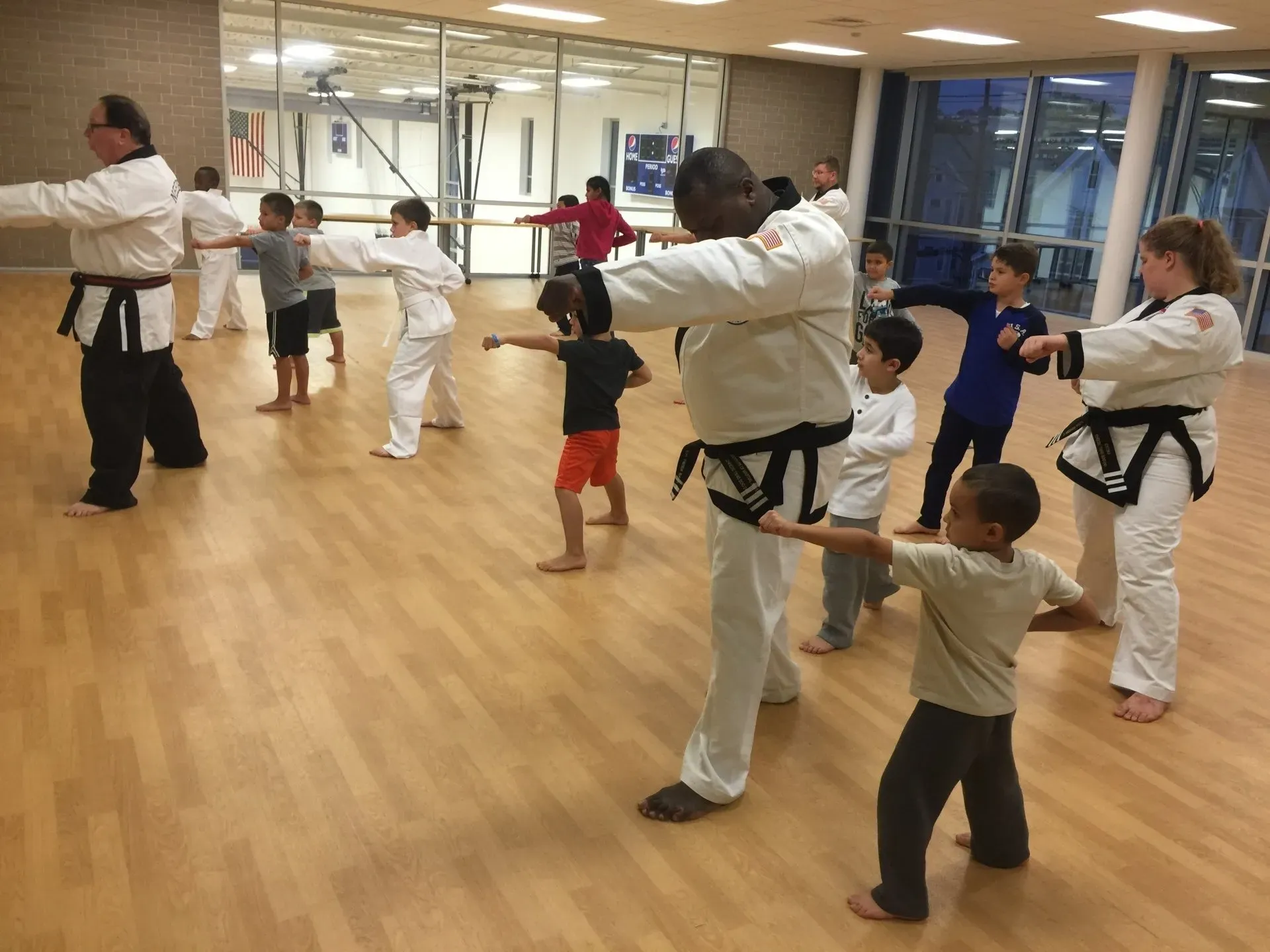 karate training