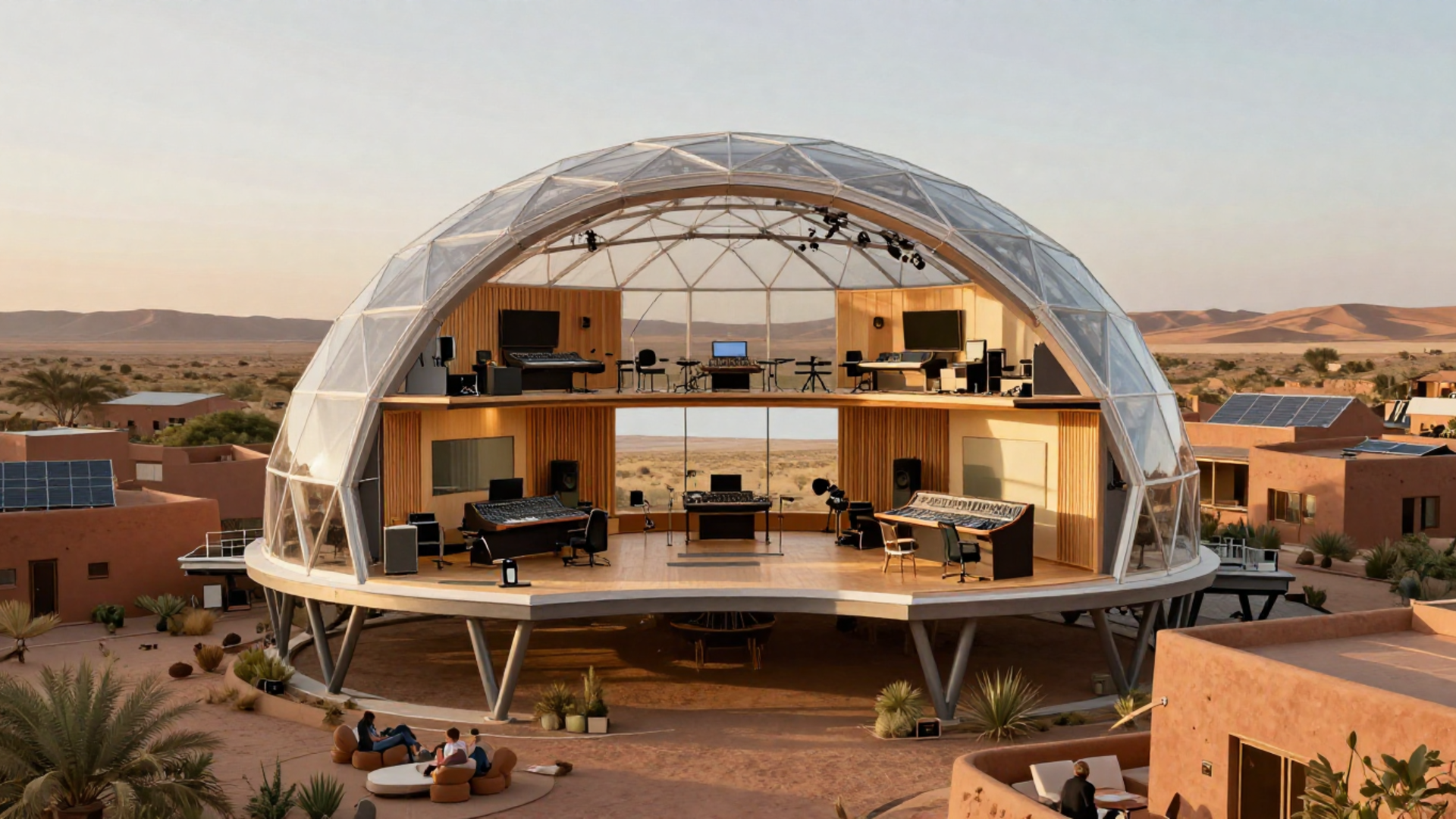 Ti Oms Studios — recording studio dome
