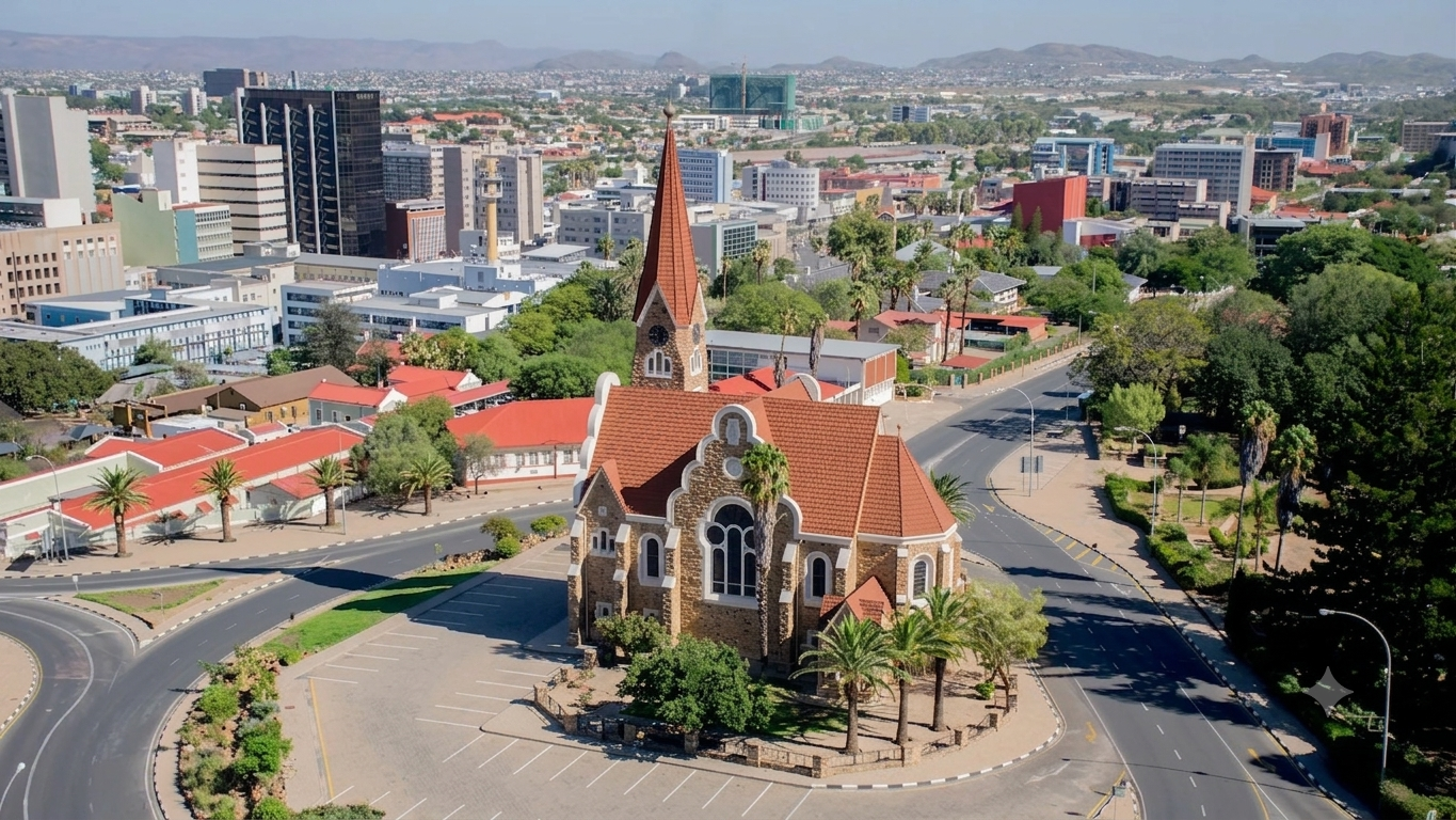 Windhoek Energy Corridor — city aerial