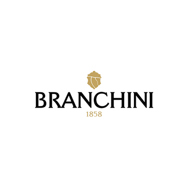 Das Logo von Branchini 1858 befindet sich auf weißem Hintergrund.
