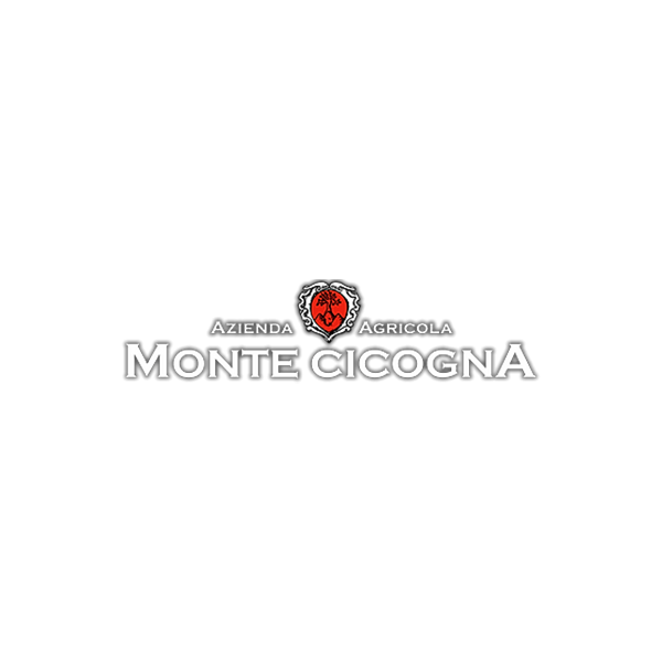 Es ist ein Logo für ein Unternehmen namens Monte Cicogna.
