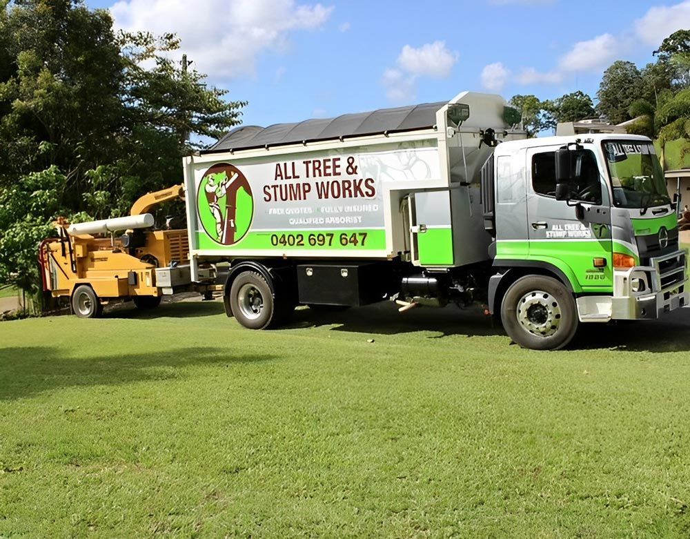 Large Arborist Truck — All Tree and Stump Works in Gold Coast QLD