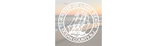 The official seal of the Township of Long Beach, Ocean County, N.J., featuring a sailing ship over a beach scene.