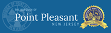 The official logo of the Borough of Point Pleasant, New Jersey, featuring its seal on a blue background.