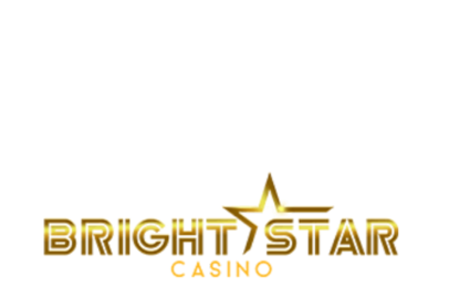 Bright Star Casino gold logo with a star icon on a white background
