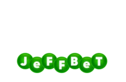 Green bubble letters spelling “JeFfBeT” on a white background