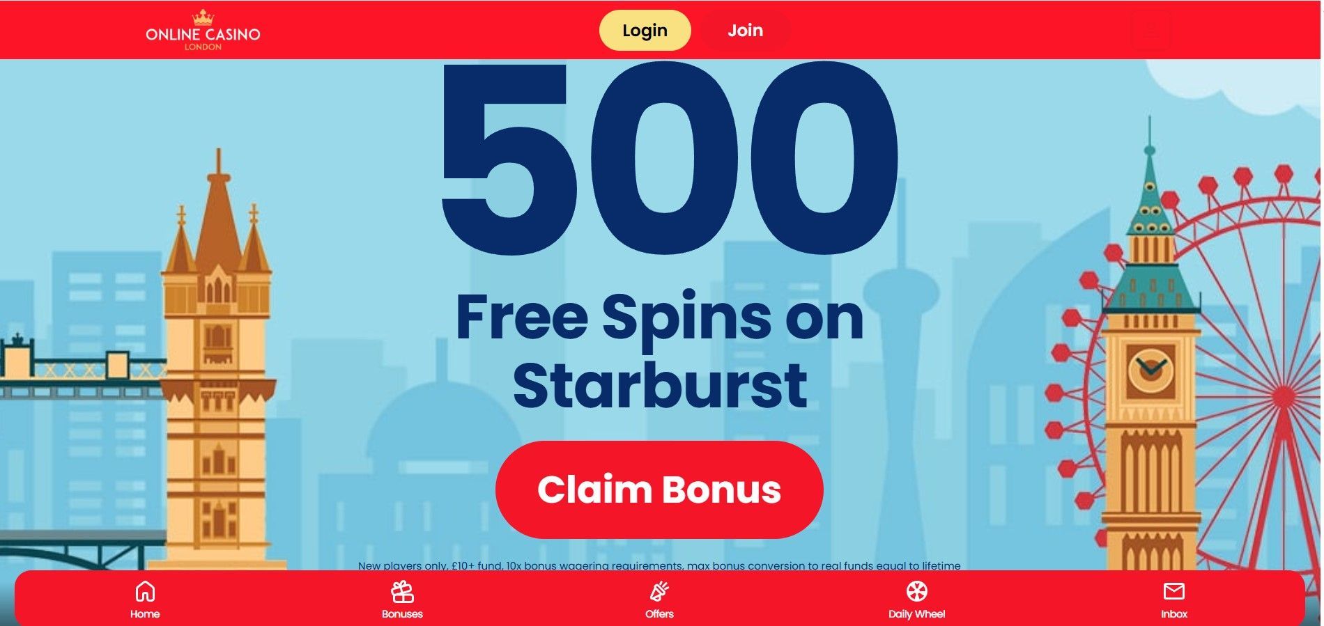 the online casino london Offer from Go Gambling