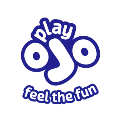 Blue “playojo” logo with the phrase “feel the fun” beneath it.