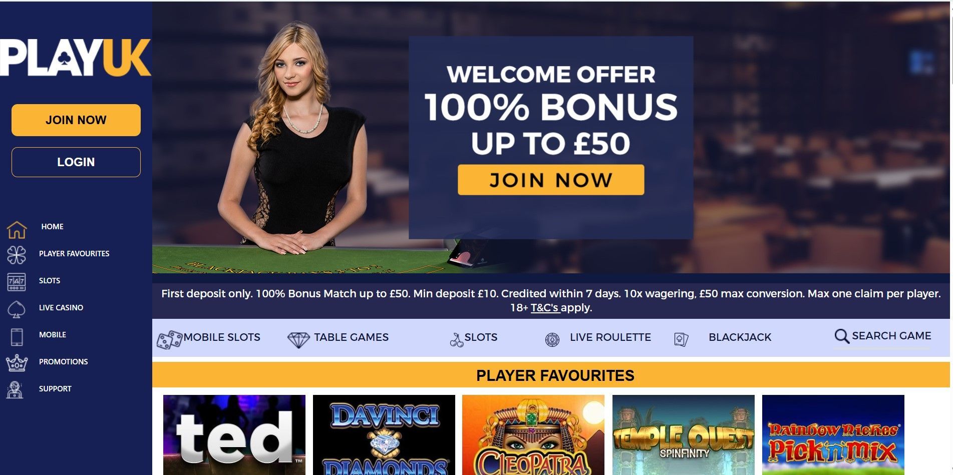 play uk online casino Offer from Go Gambling