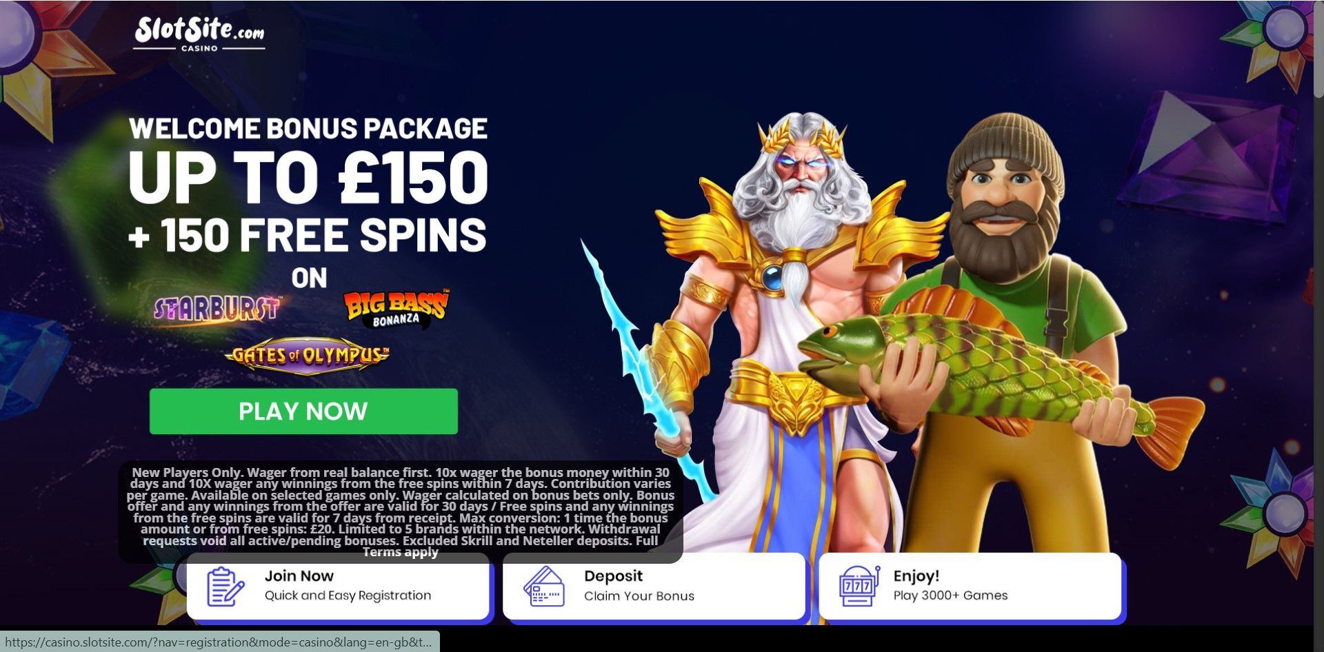 slot site casino Offer from Go Gambling