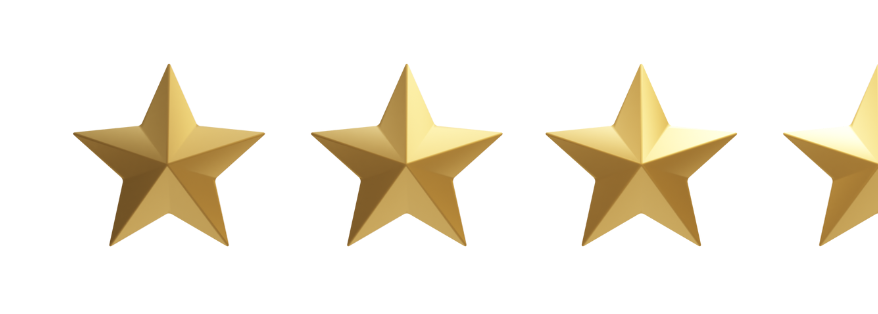 Three gold five-point stars with a fourth partially visible on the right.
