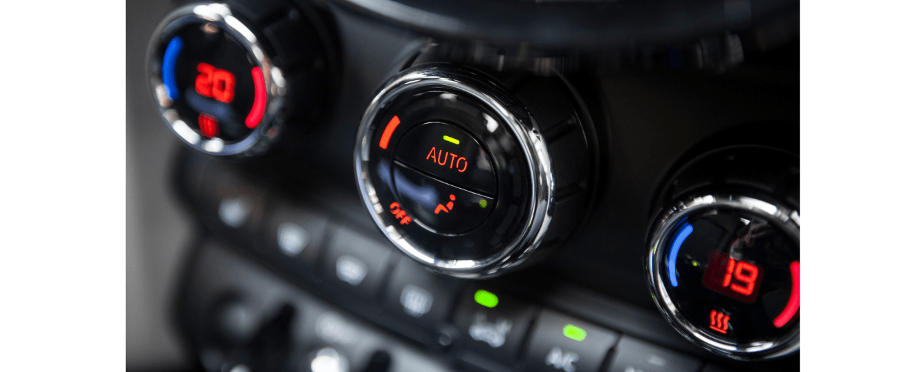 Car air conditioning button