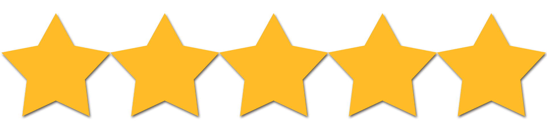 Five gold stars