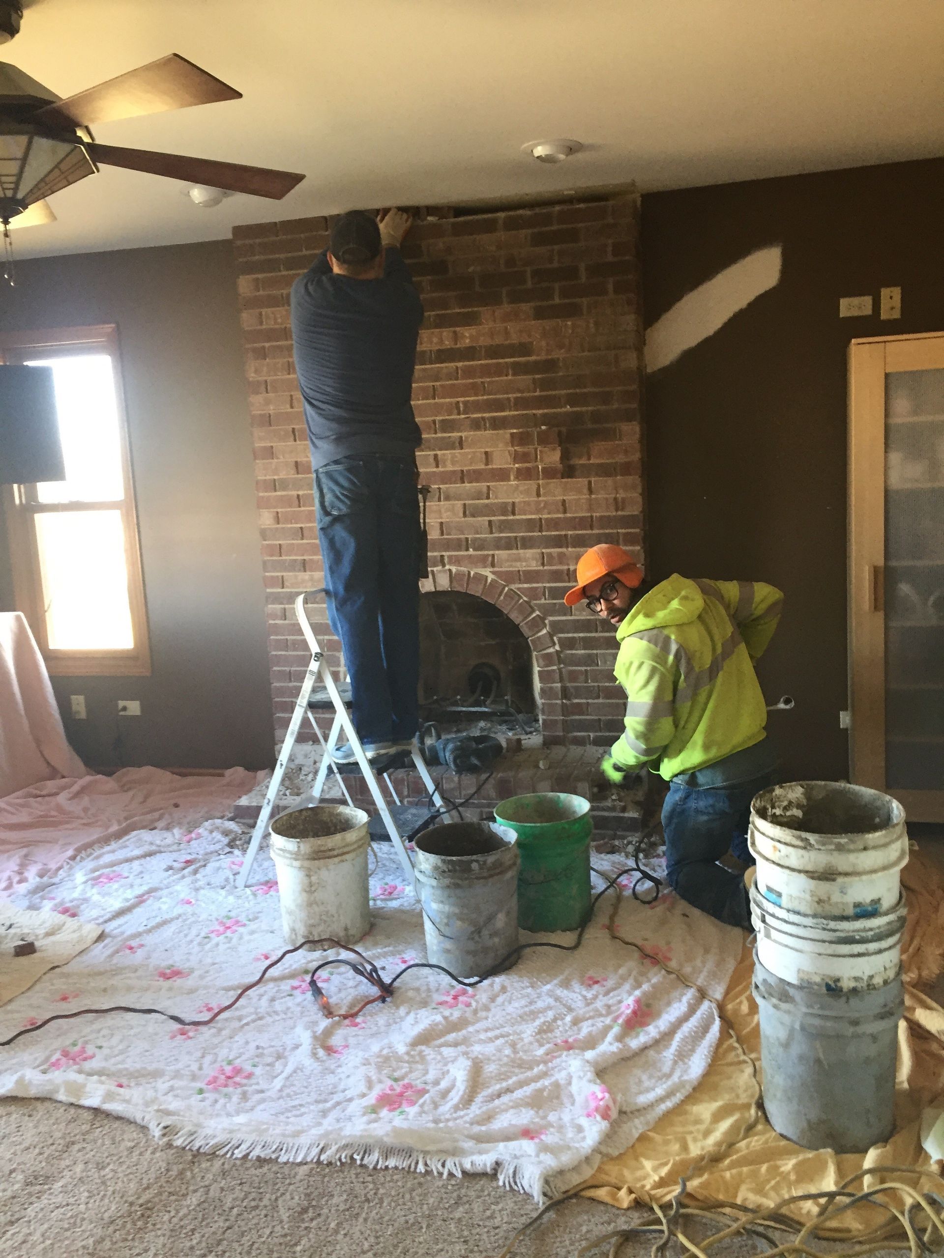 Fireplace refacing near Frankfort, IL Fireplace refacing near Frankfort, IL