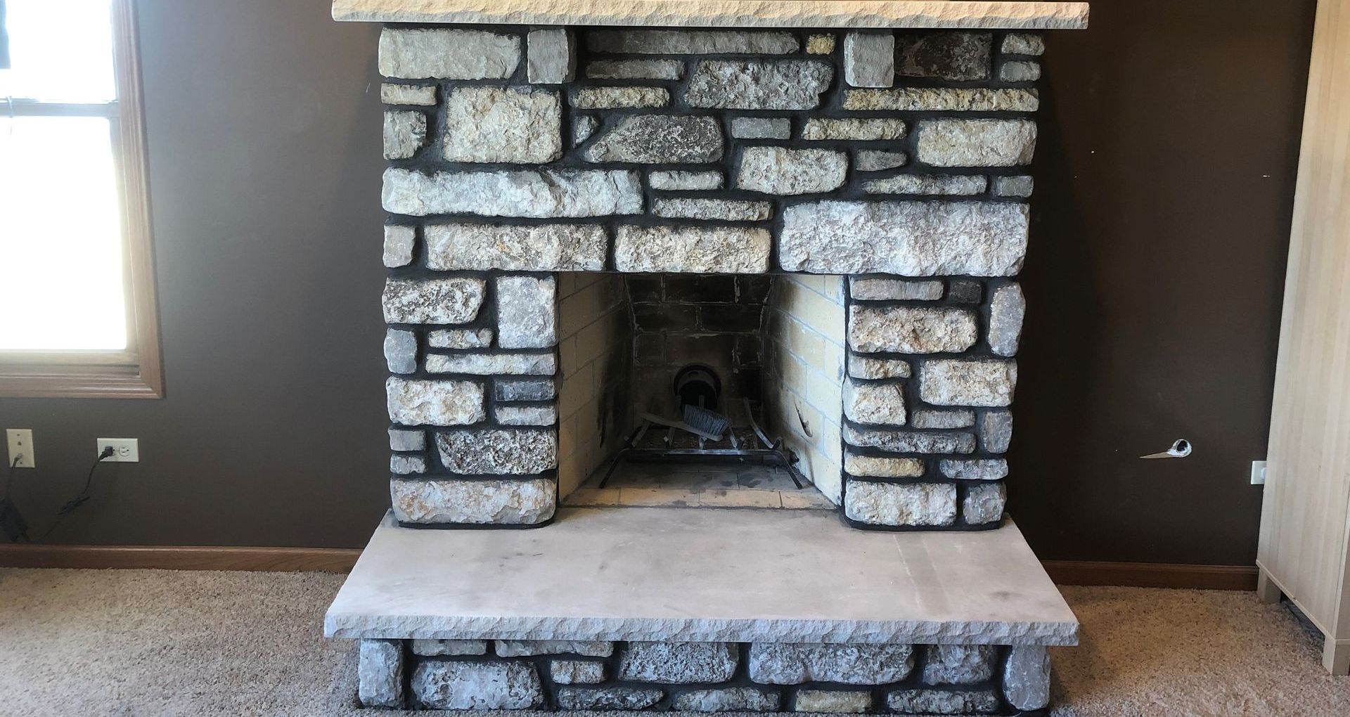 Fireplace refacing service near St. John, IN