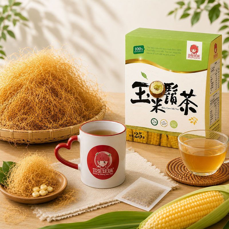 限時優惠7/26止▶️玉米鬚茶-2盒組|加贈品牌愛心馬克杯(免運)