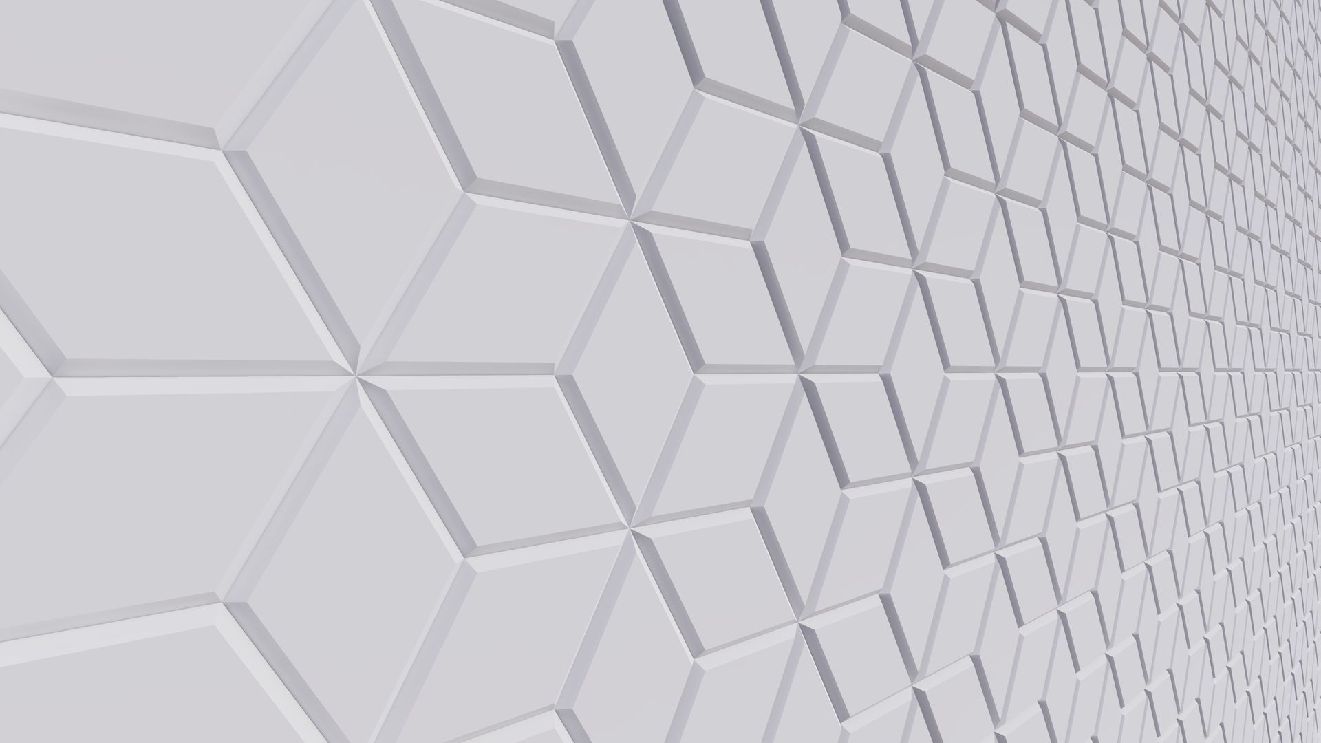 A white wall with a geometric pattern on it.