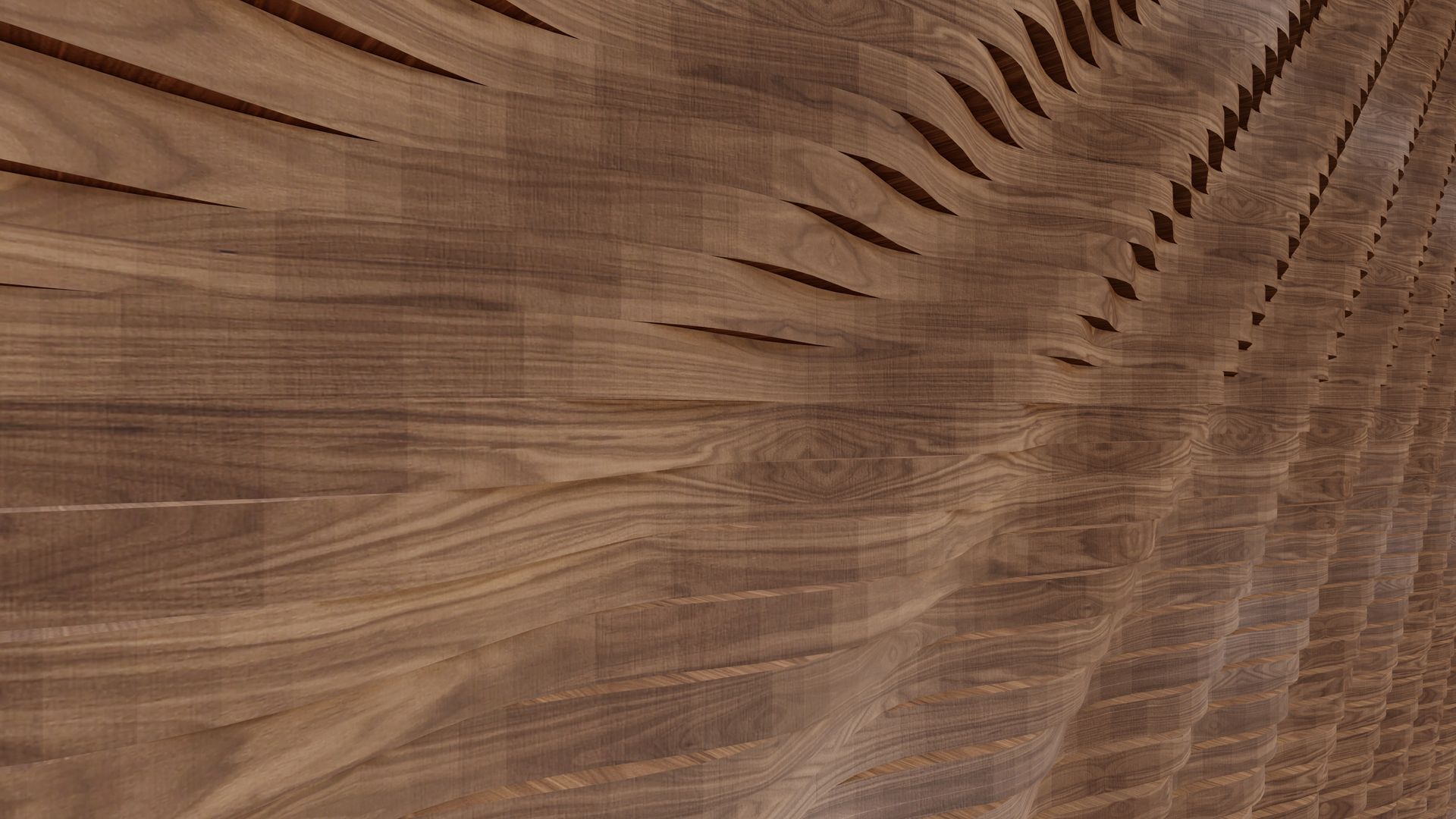A close up of a wooden wall with a pattern on it.