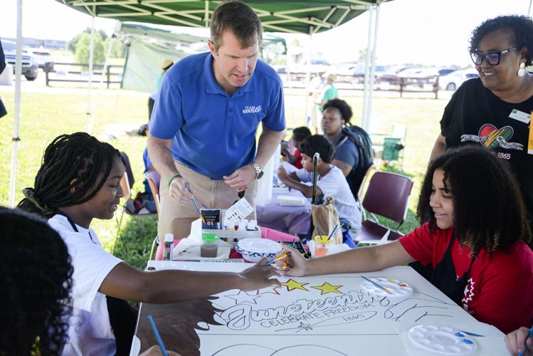 Gov. Andy Beshear at the Juneteenth Celebration in Frankfort