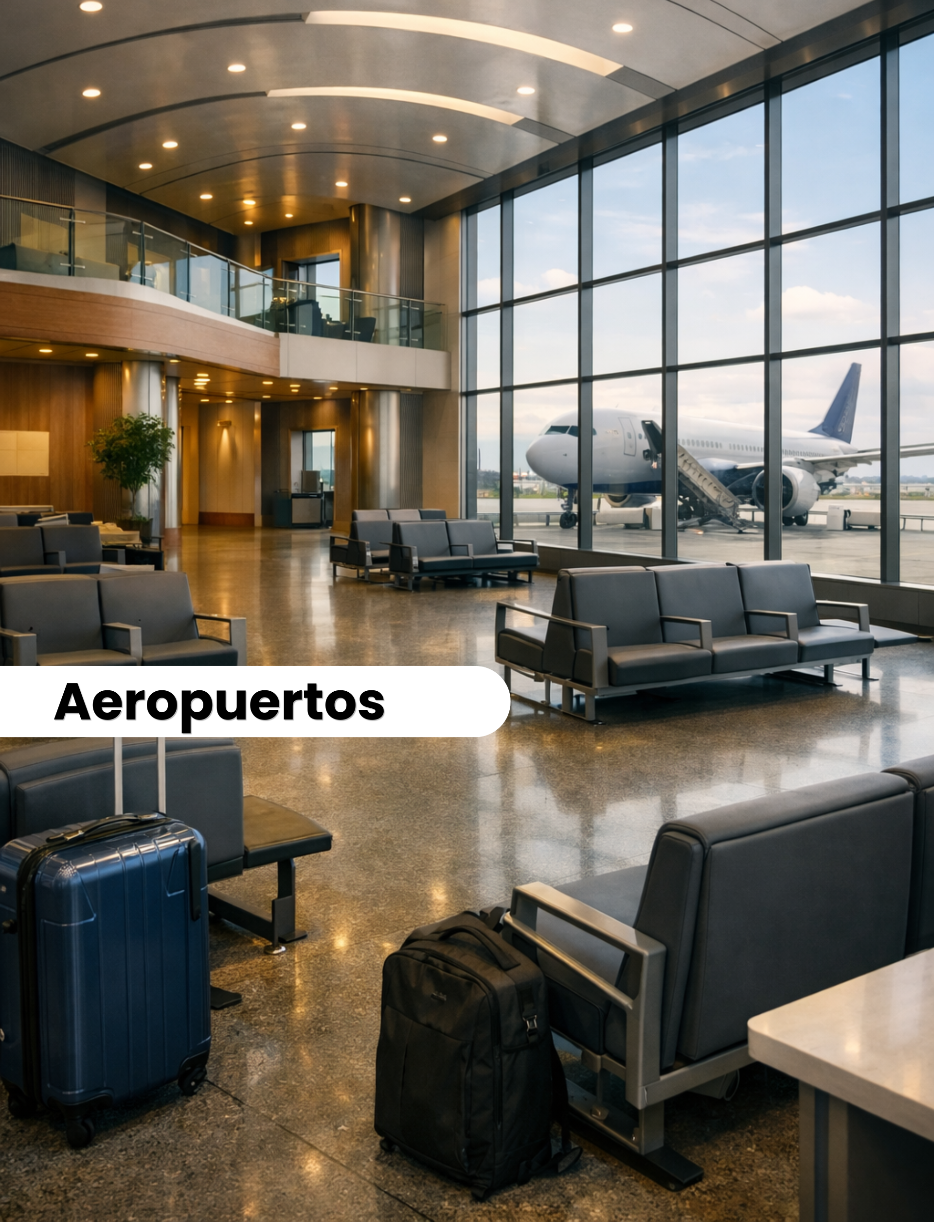 Sonido profesional para aeropuertos

