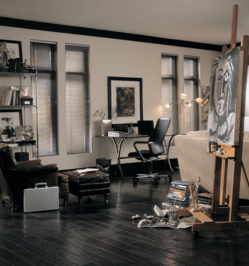 home office window treatments in Austin, TX homes