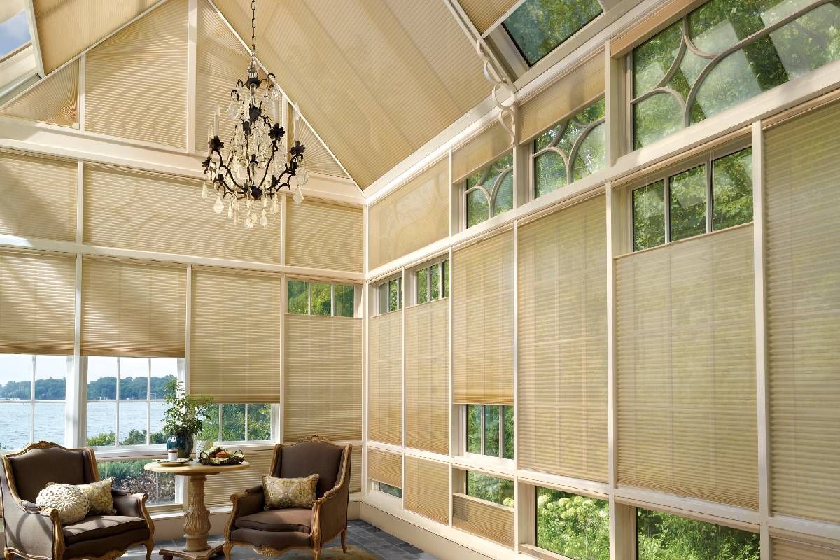 Top-Down/Bottom-Up Shades in a home near Austin, TX