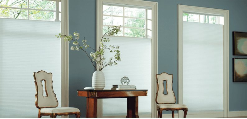 Convenient light control for your home, featuring PowerView® Motorization, near New Braunfels, Texas (TX)