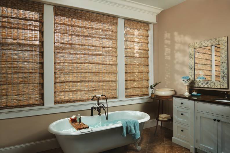 Elevated Living with Natural Wood Shades Inspired by Nature near New Braunfels, Texas (TX)