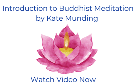 Watercolor lotus flower with a candle, text: