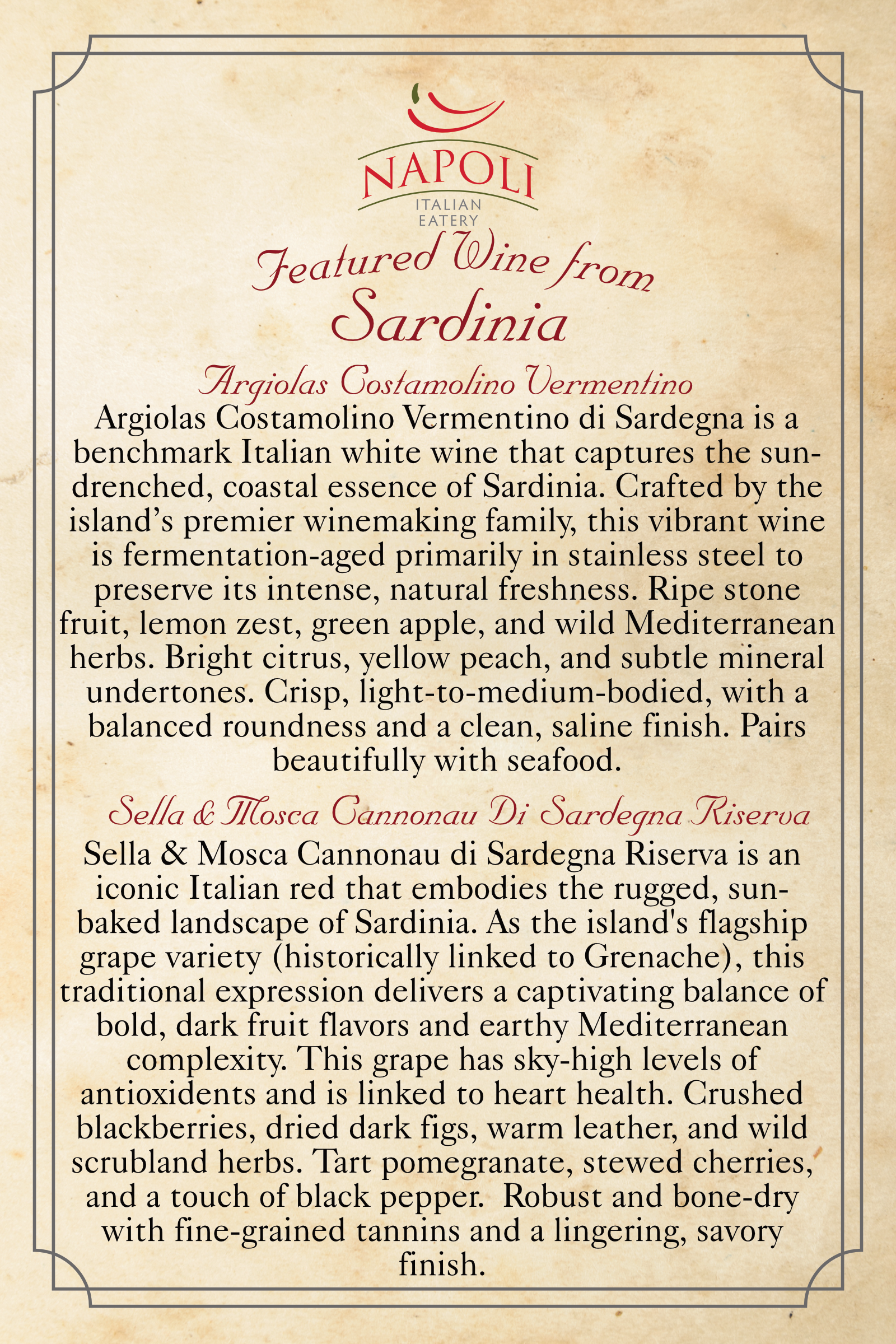 Featured Region — Wichita, KS — Napoli Italian Eatery