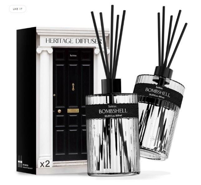<免運>韓國Hetras Heritage 經典傳承系列擴香瓶 重量級超值組 600ml*2入