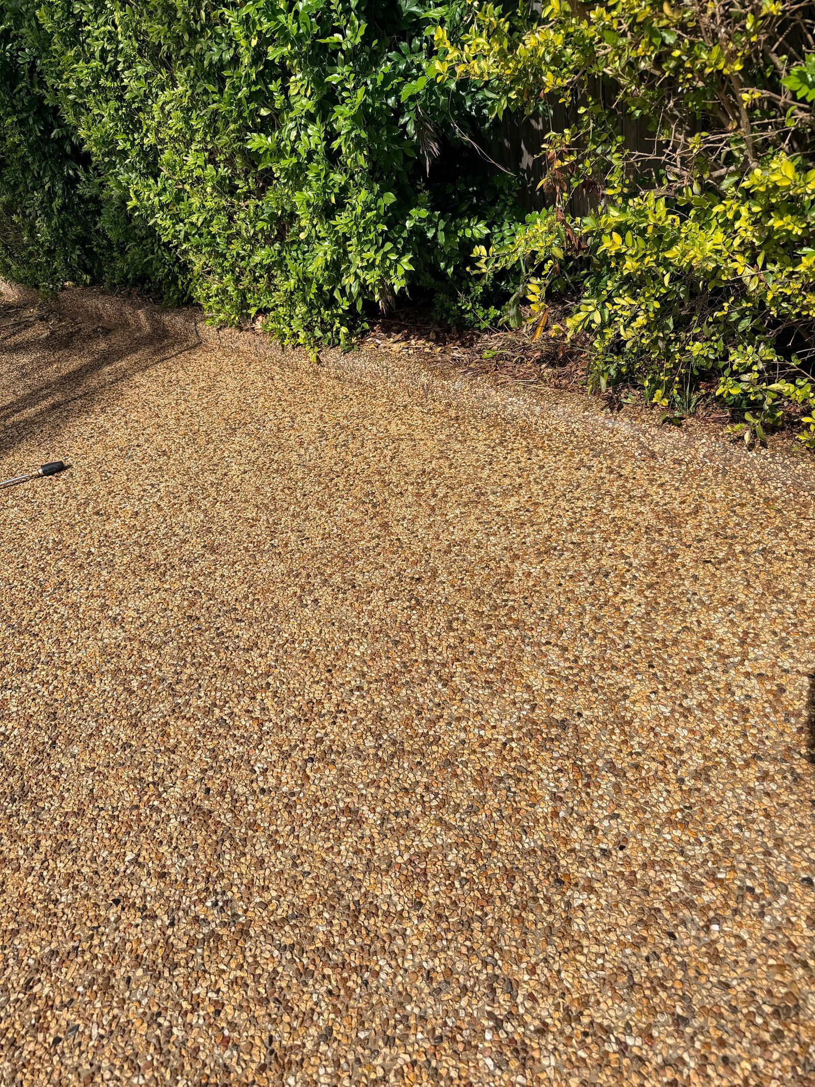 exposed aggregate driveway cleaning
