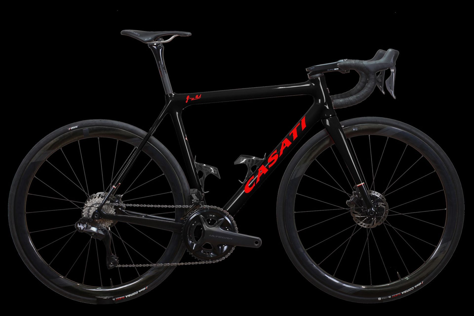 road bicycle Casati Race black rosso