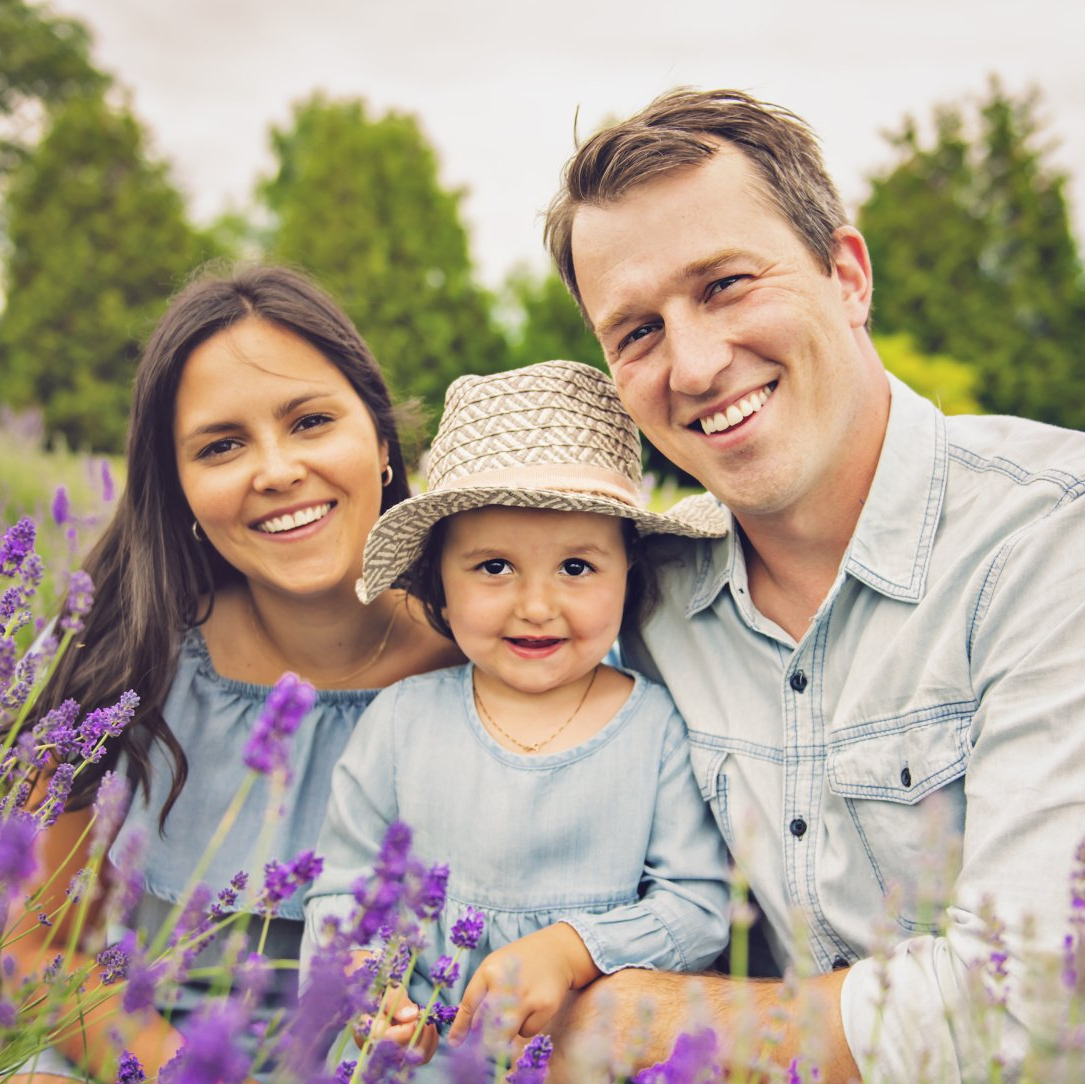 family smiling