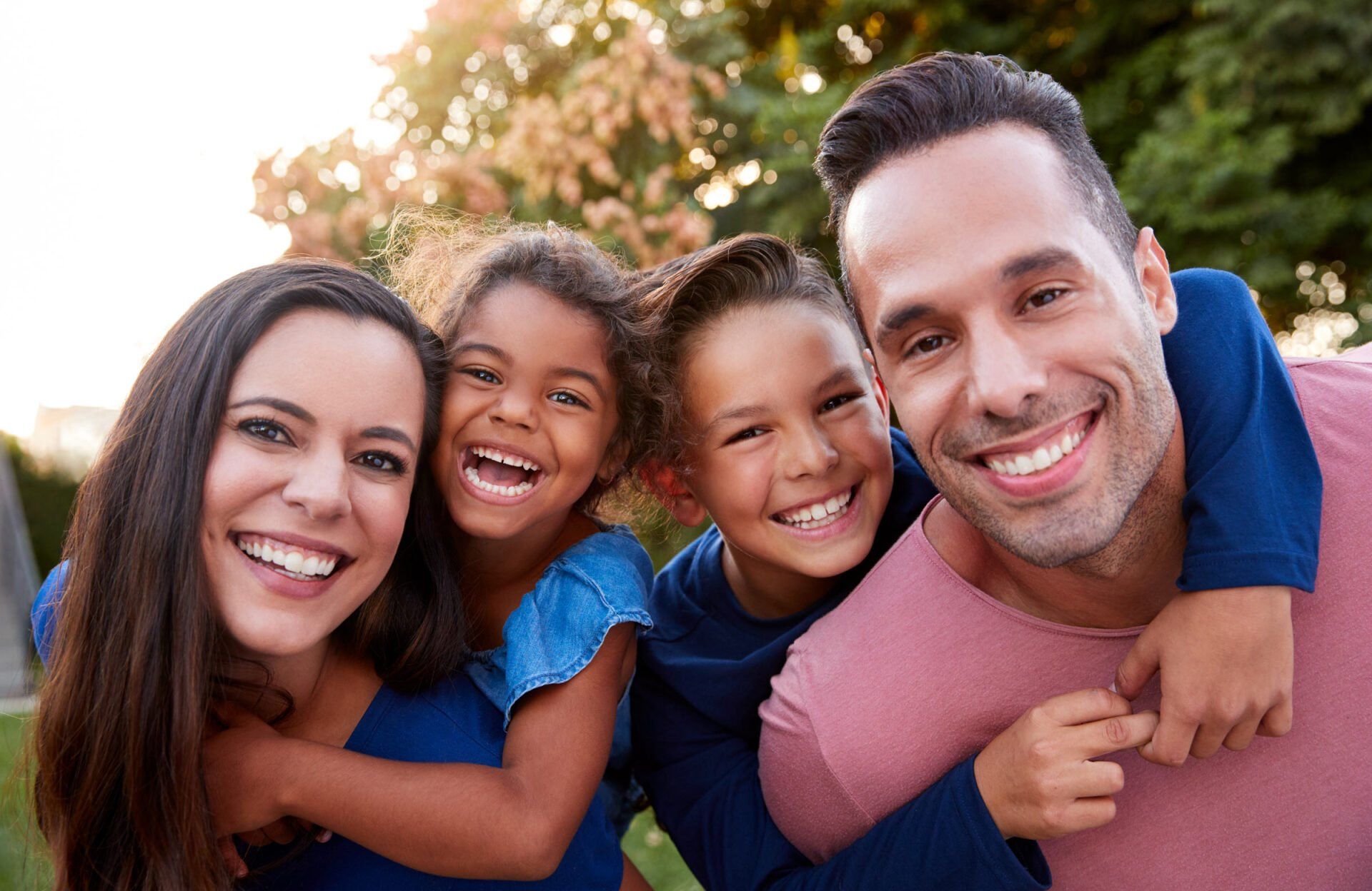 Smiling Family