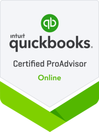 A badge that says quickbooks certified proadvisor online