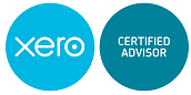 The logo for xero is a certified advisor.