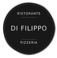 Black circular logo reading “Ristorante Di Filippo Pizzeria” in white text.