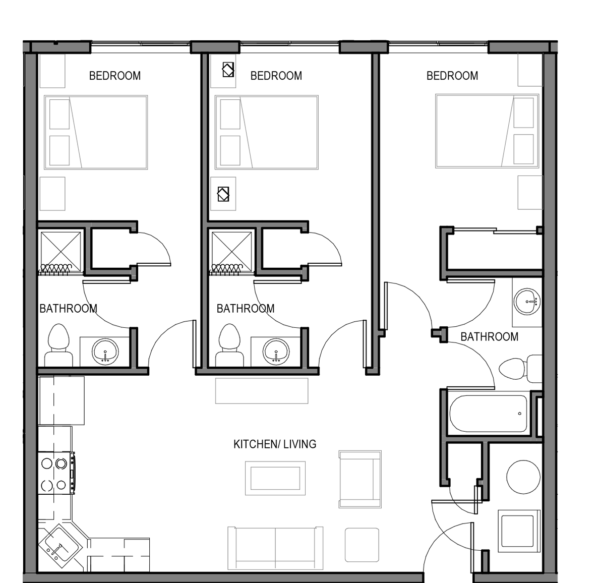 3 bedroom