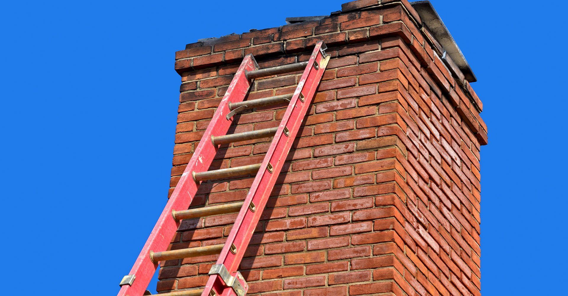 Weather-damaged brickwork
