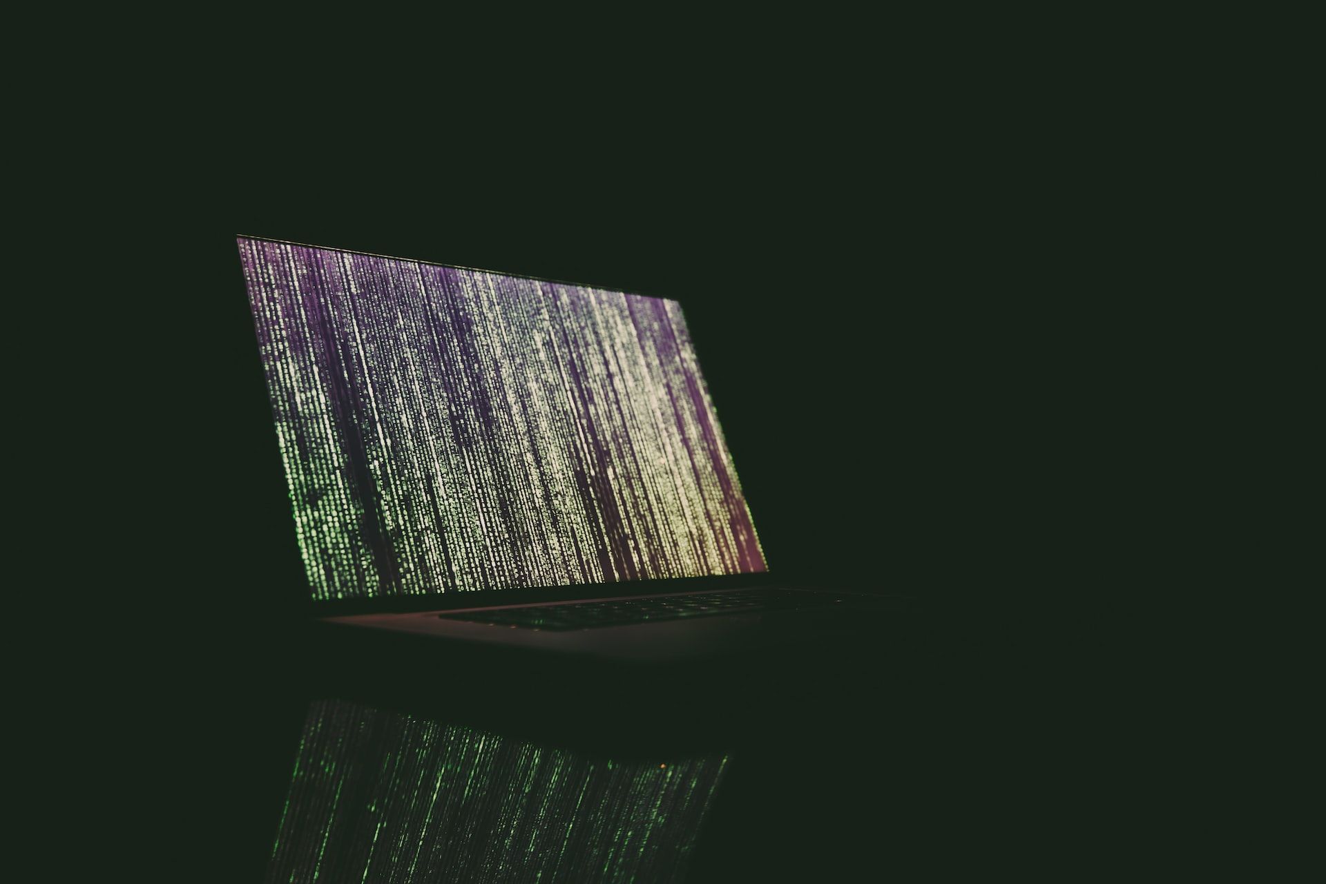 Image of a computer virus on a screen