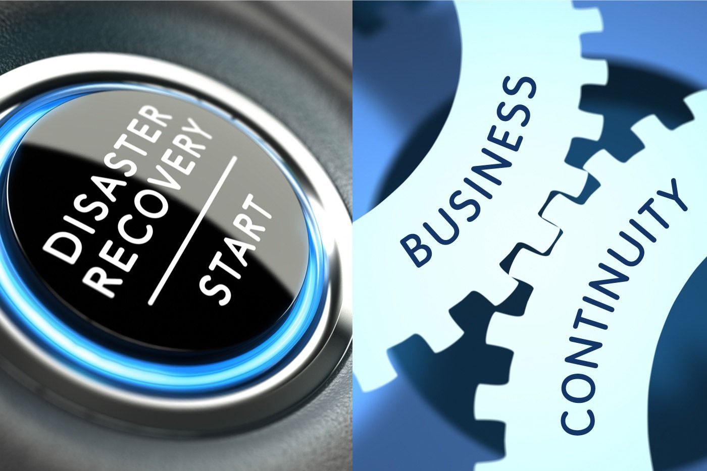 button saying Disaster Recovery