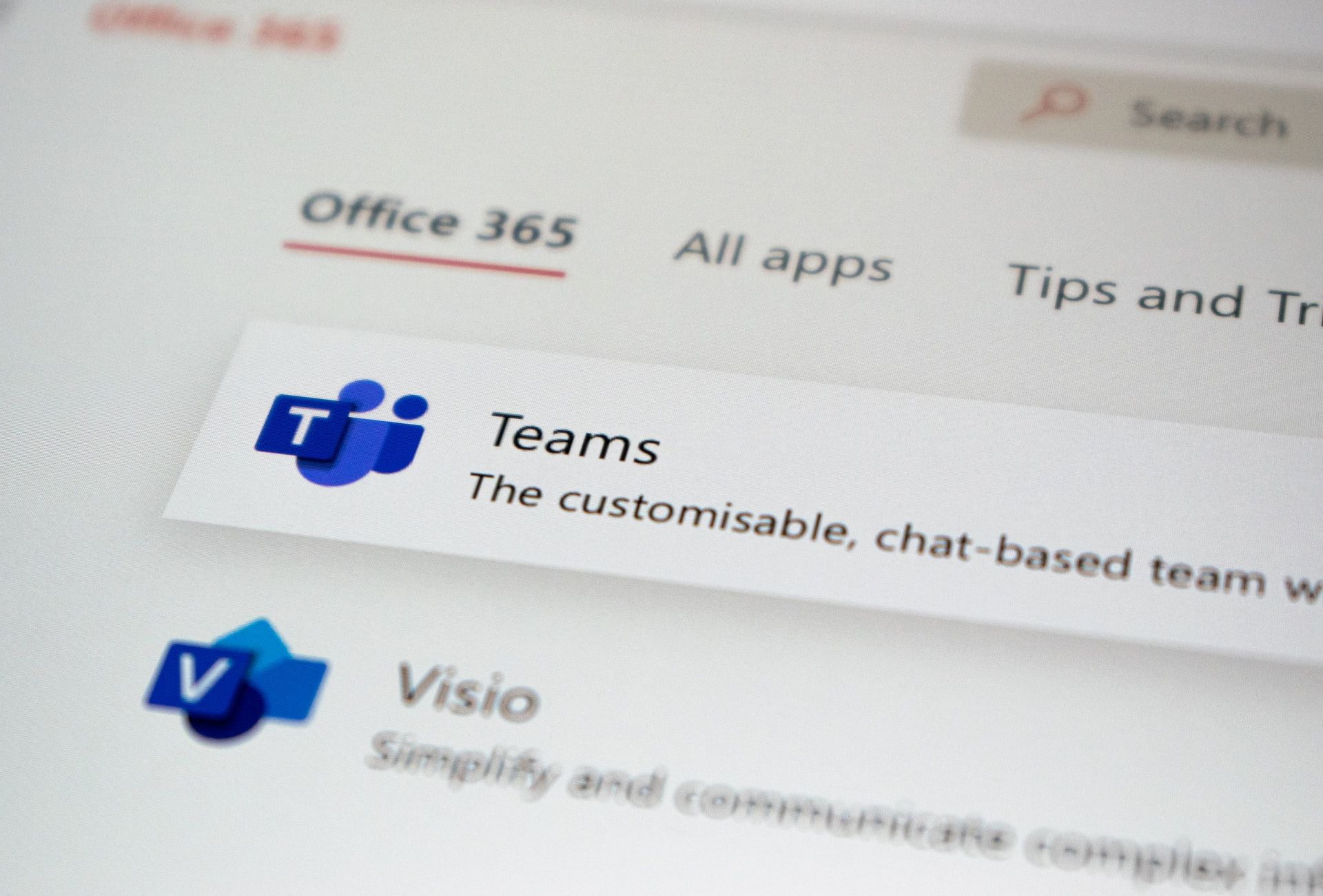 Image of Office 365 in use