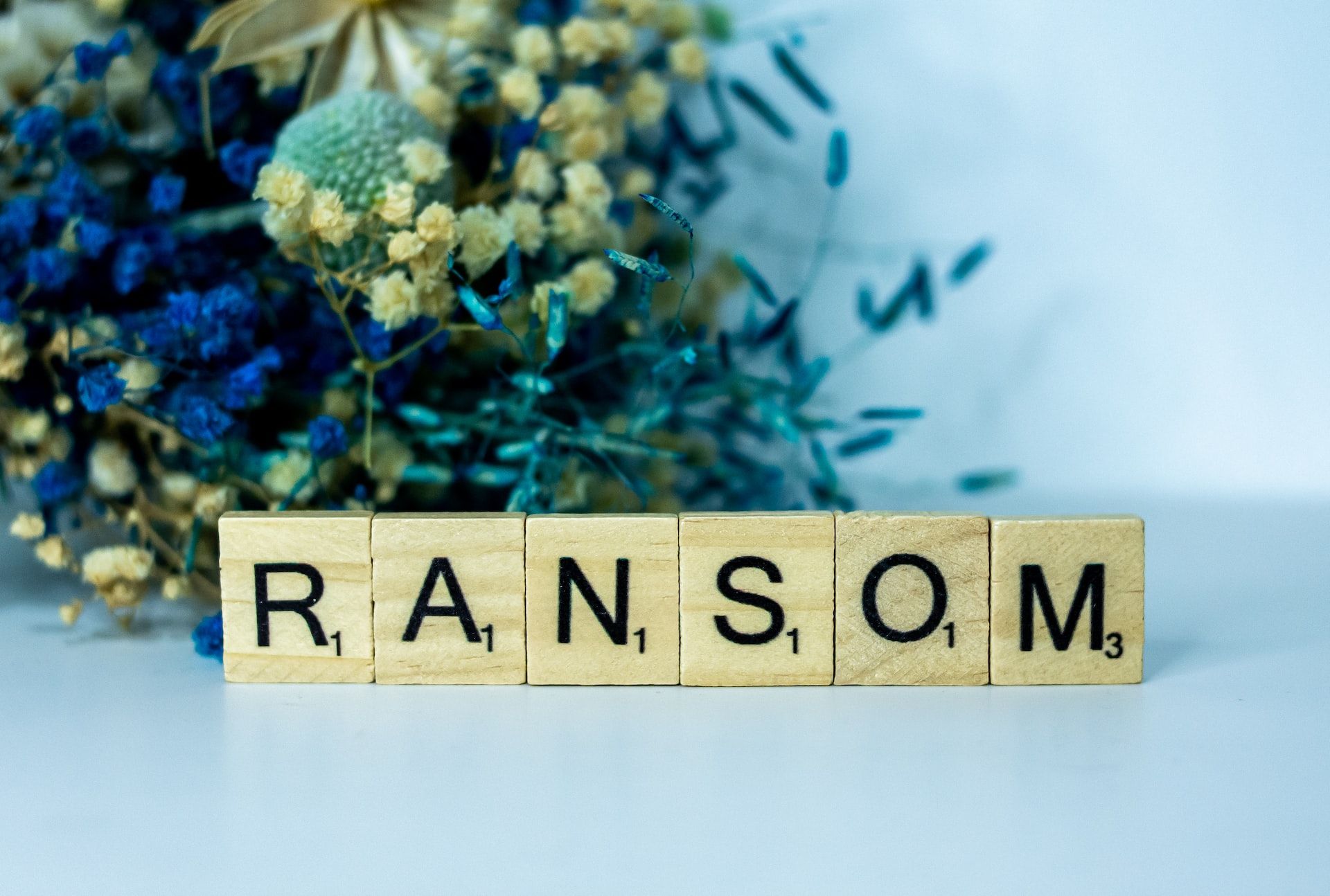 Image of a sign that says RANSOM