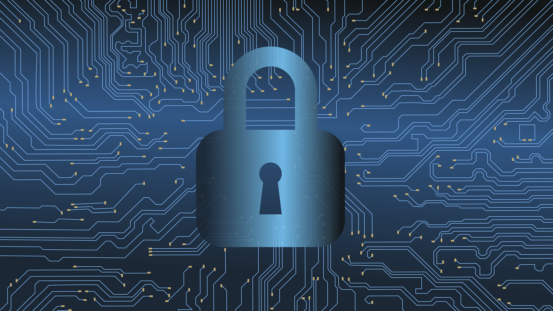 Image of a virtual padlock