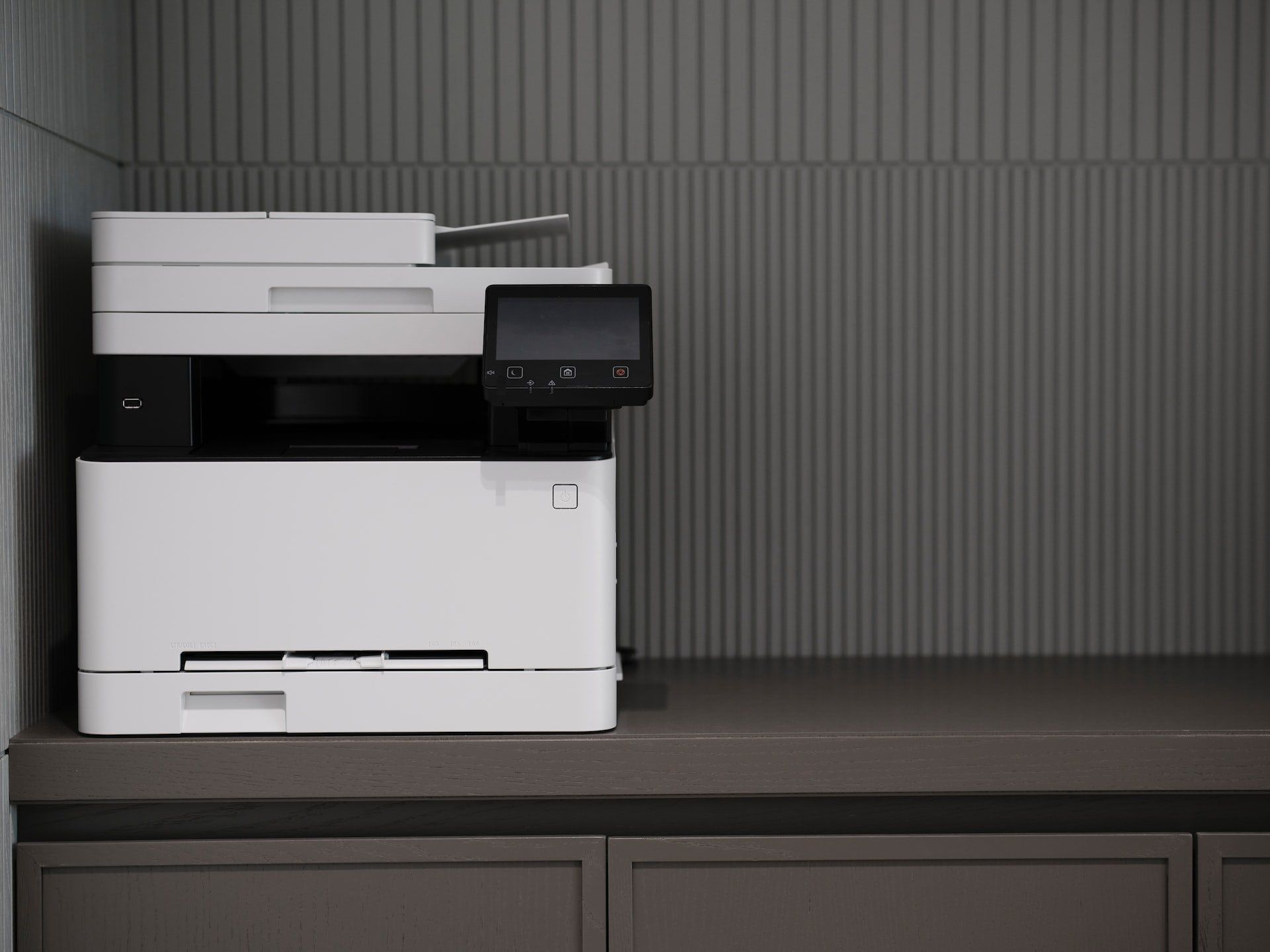 Image of a wirelessly connected printer