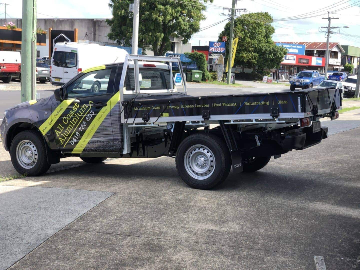 All Coast Aluminum Truck — DNA Signs in Burleigh Heads, QLD
