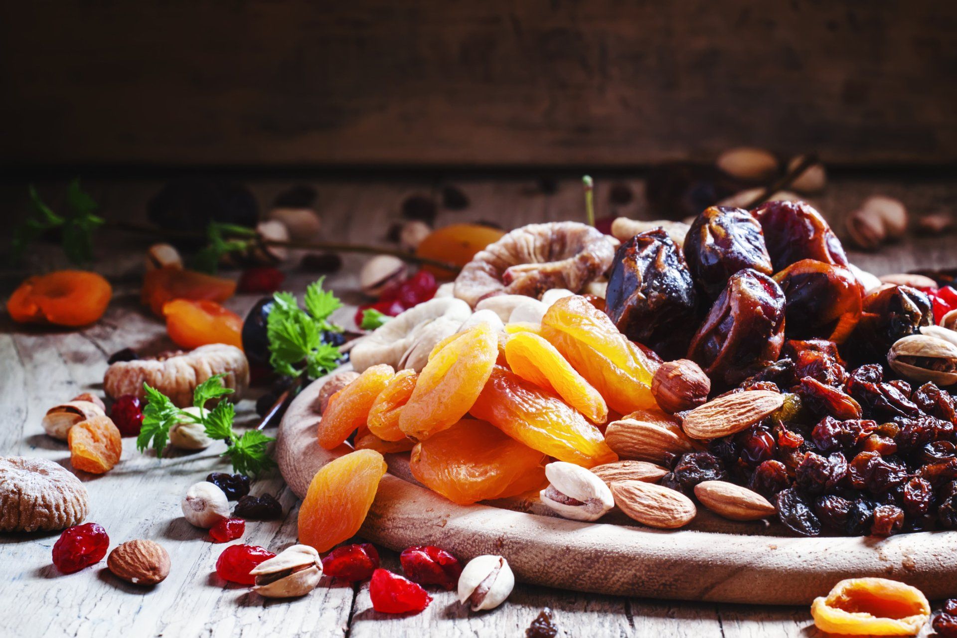 Dehydrated Food on Cutting Board - Dehydration 101