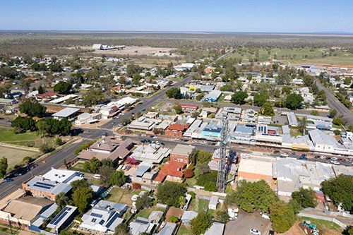 Bourke Aerial View— A1 Tree Services NSW in Bourke, NSW
