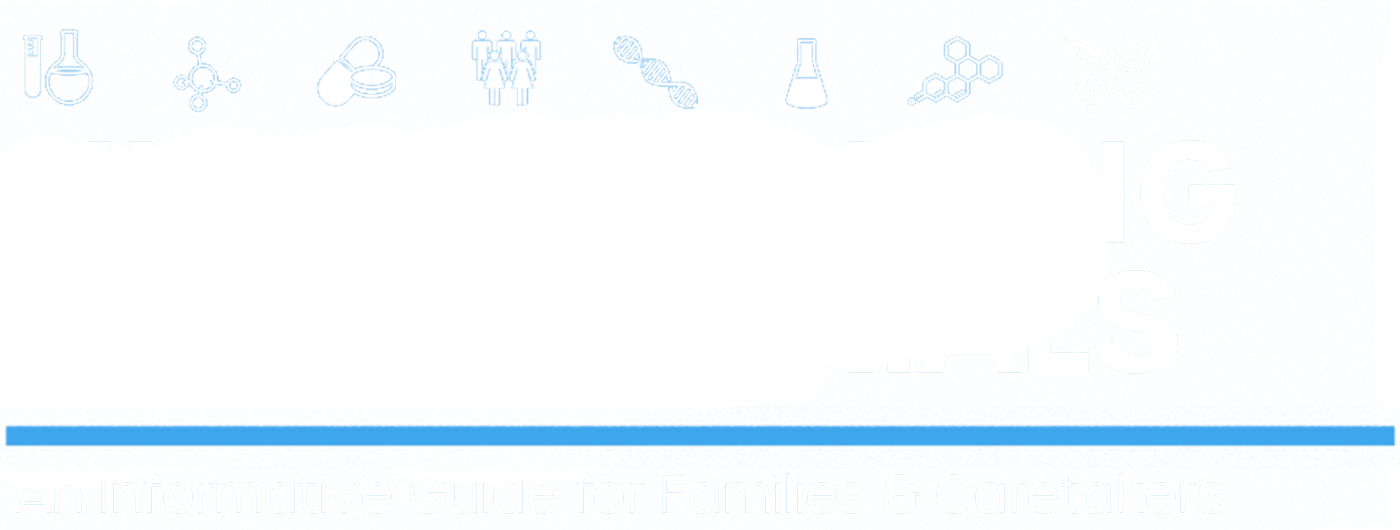 A blue line with a bunch of letters on it on a white background.